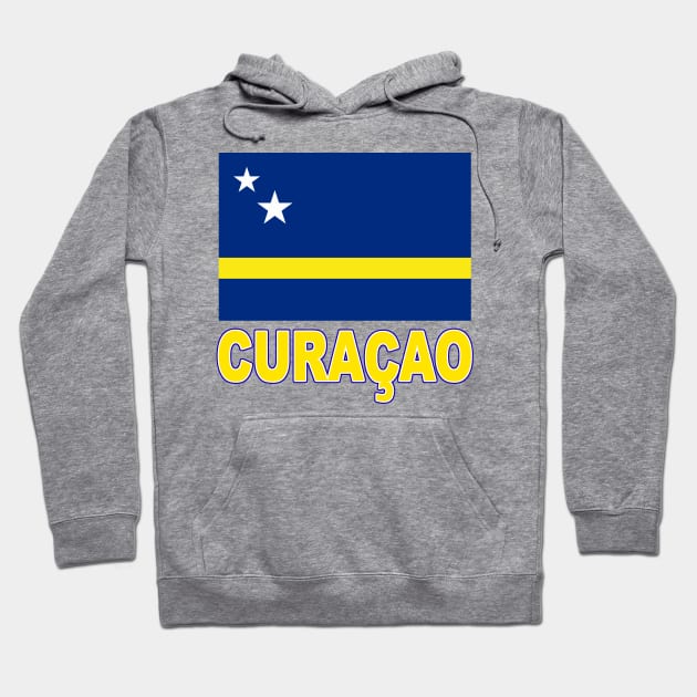 The Pride of Curacao - Island Flag Design Hoodie by Naves